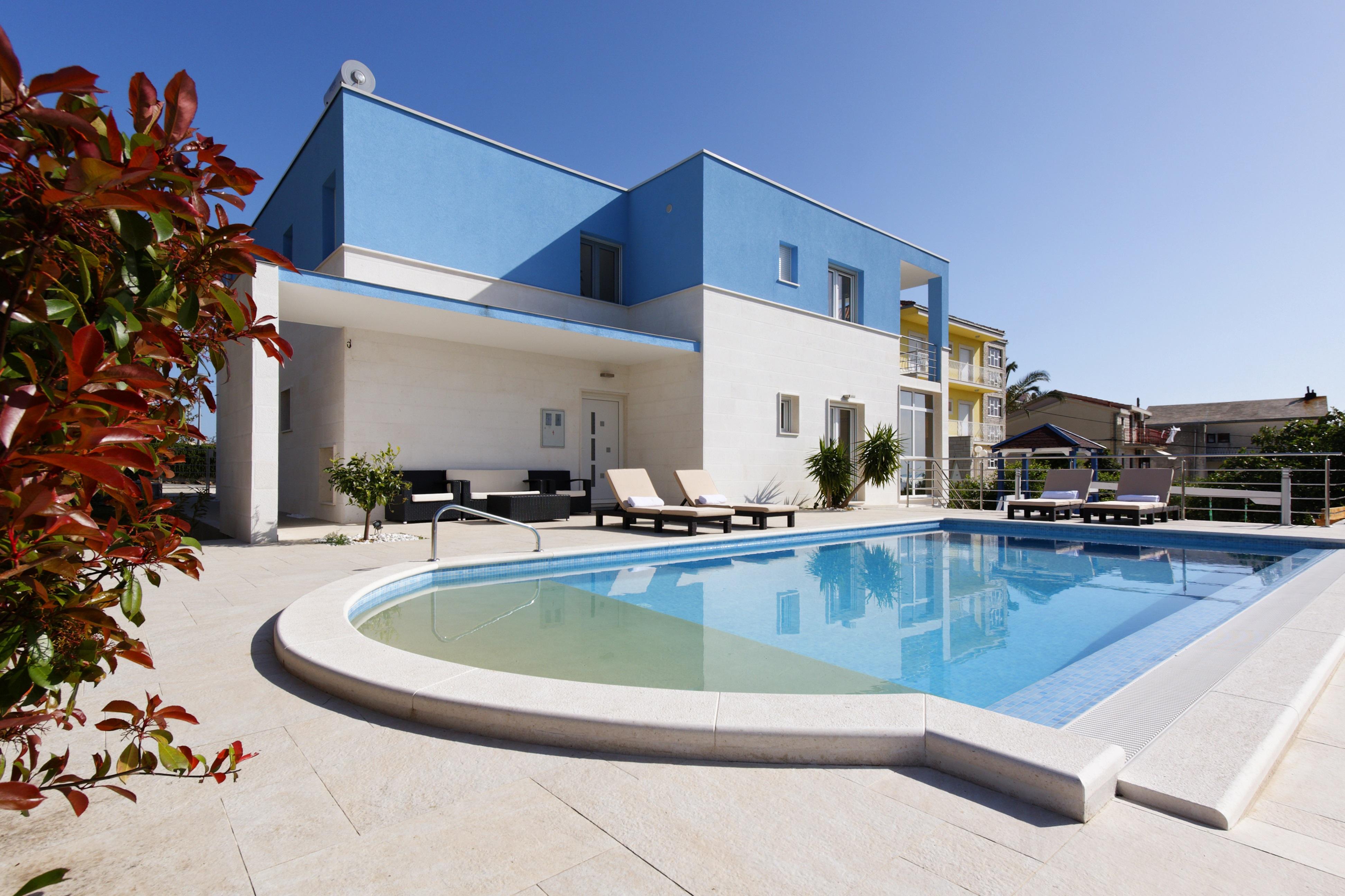 Villa Mermaid Your Croatian Haven With Luxury Pool And Scenic Views Podstrana Exterior foto